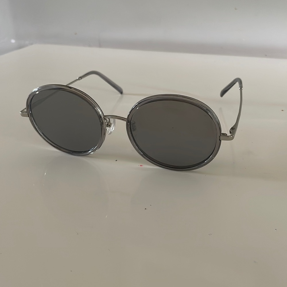 JINS LRF-17S-818 sunglasses silver round